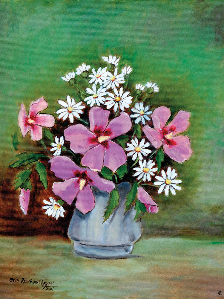 Hibiscus and Daisies