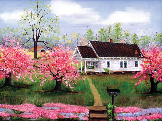 Mom and Dad's in Spring Canvas Art