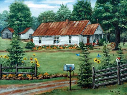 Mom and Dad's in Summer Canvas Art
