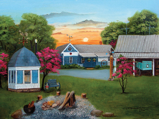 Baker's Country Home Canvas Art