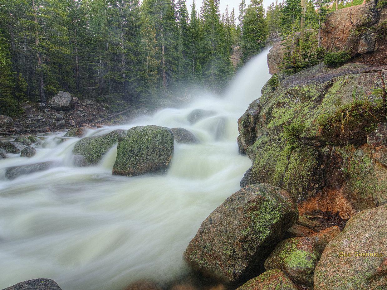 Horizontal Alberta Falls
