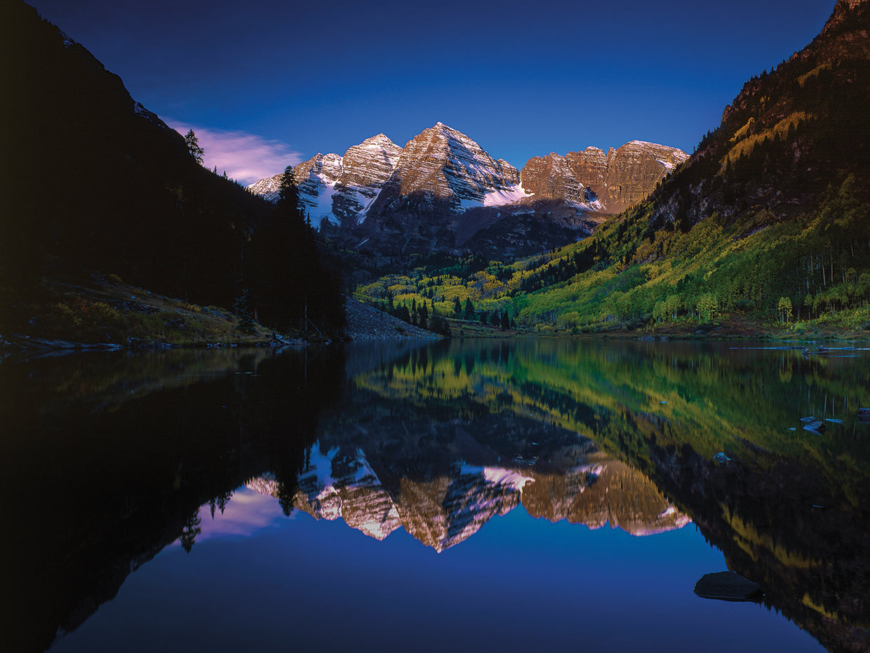 Otoño en Maroon Bells Lienzo