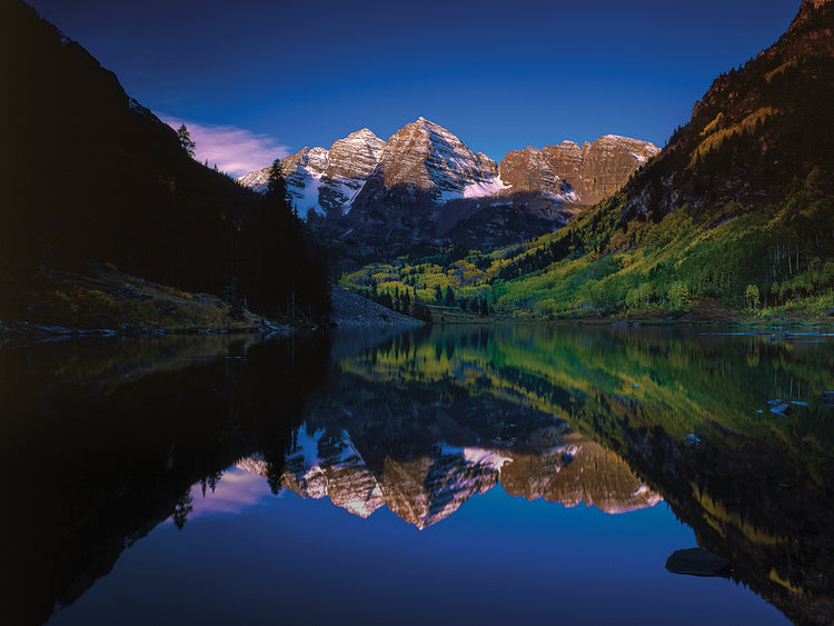 Otoño en Maroon Bells Lienzo