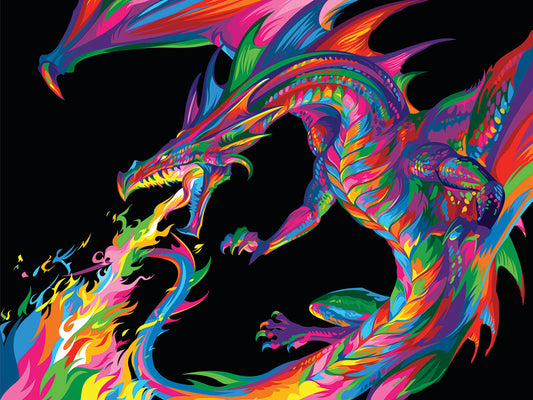Fantasy Dragon Canvas Art