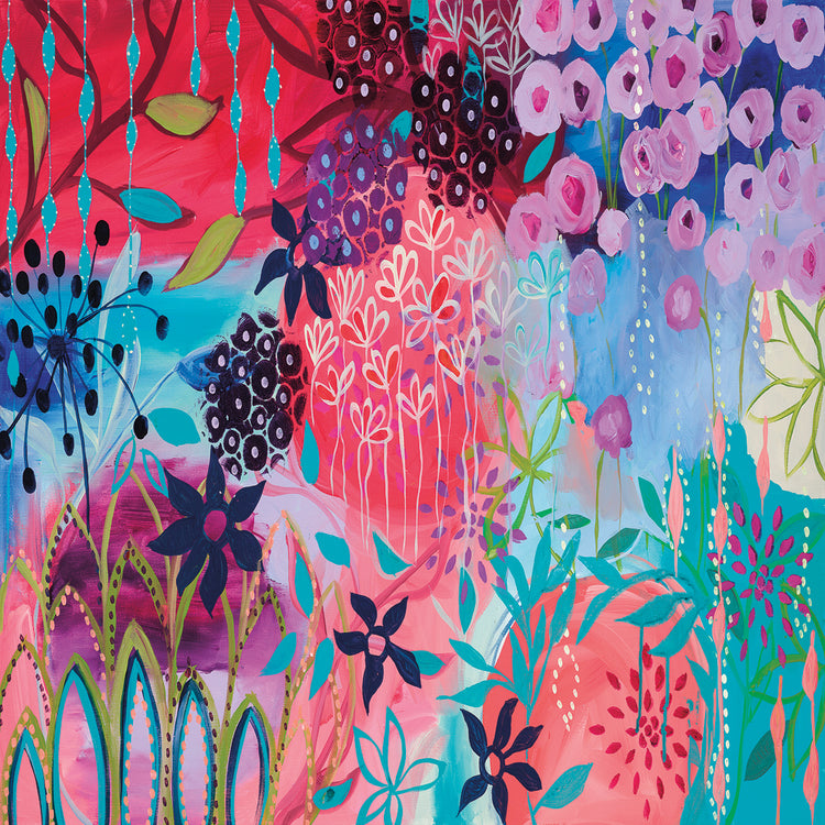 Arte de la lona del jardín del espíritu