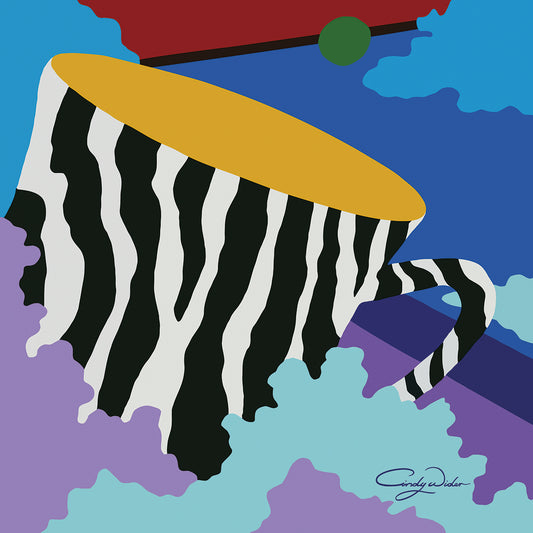 My Zebra Cup Canvas Art