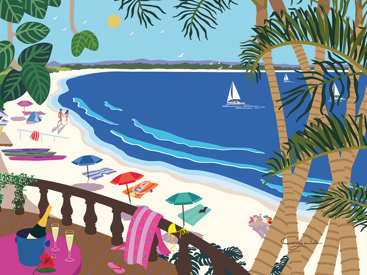 Relaxing At The Beach