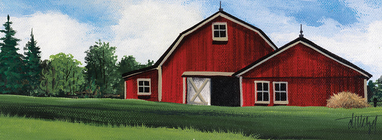 Red Barn Painting