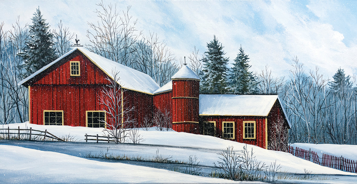 Red Barn Winter