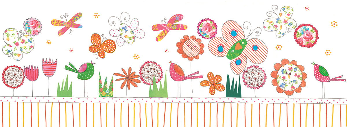 Butterflies And Flowers