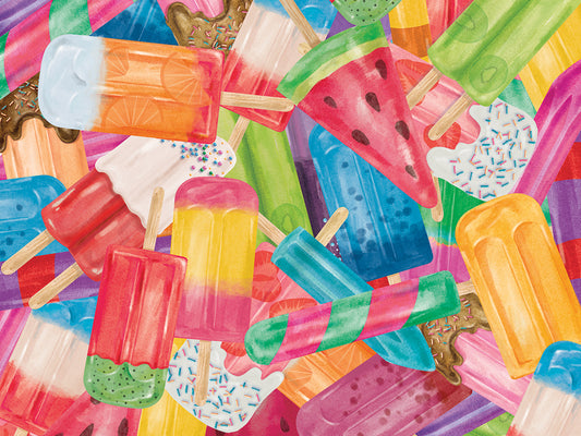 Popsicles Galore Canvas Art