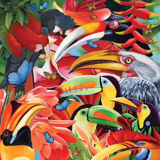 Jungle Colours Canvas Print