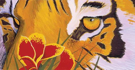 Tiger Eye Canvas Art