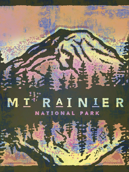 Mt Rainier Canvas Art