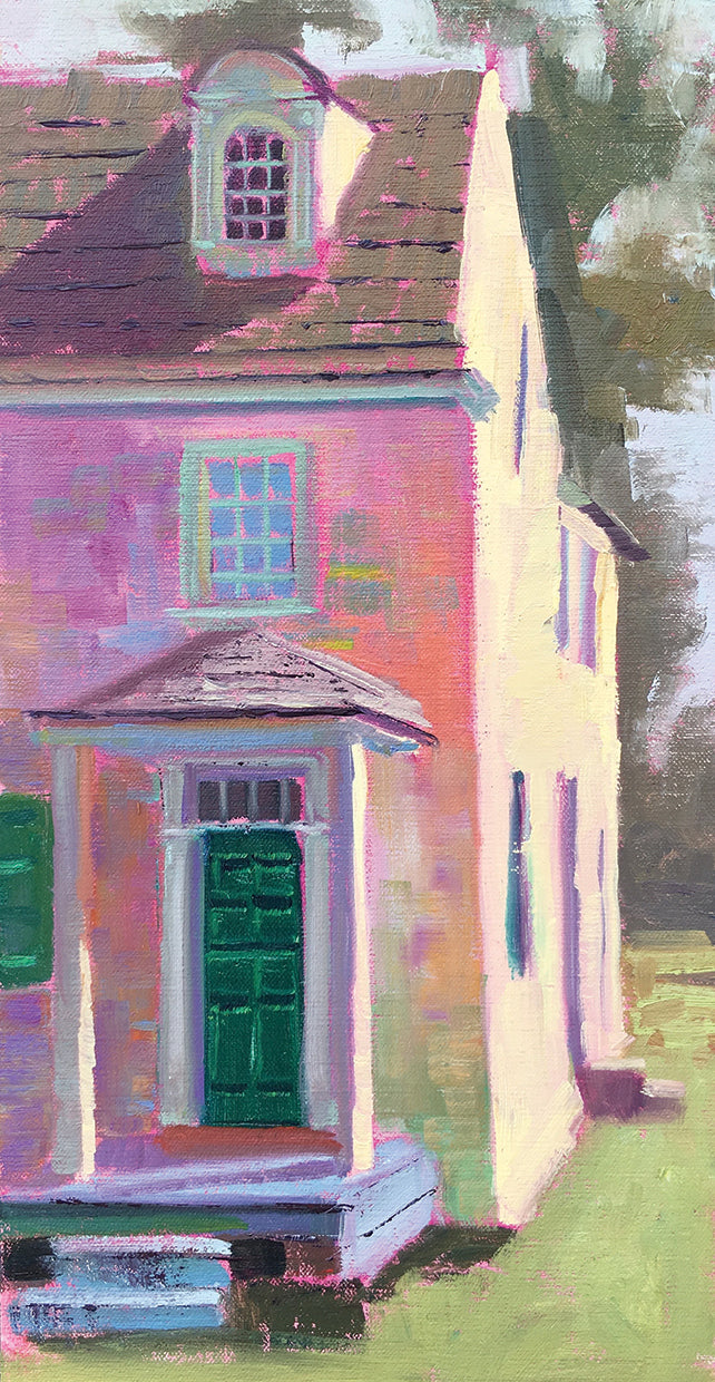 Around the Corner by Jennifer Stottle Taylor - larger sizes handcrafted wall art work on large canvas & framed canvas prints