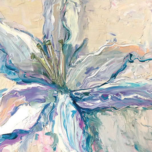 Lily 3 by Jennifer Stottle Taylor - museum quality wall art work on large canvas & framed canvas prints