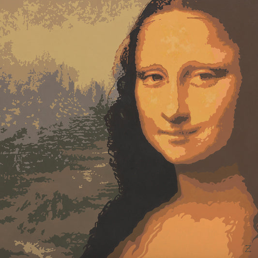Mona Liza Canvas Art