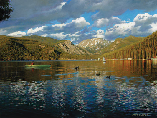 Vista Of Grand Lake, Colorado Canvas Art