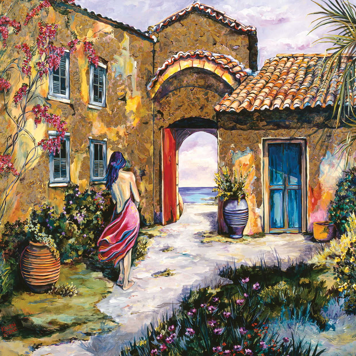 Courtyard By The Sea