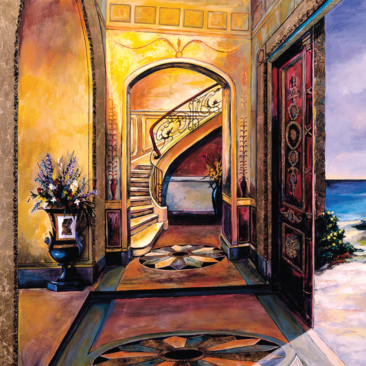 Foyer Of Gold Canvas Art