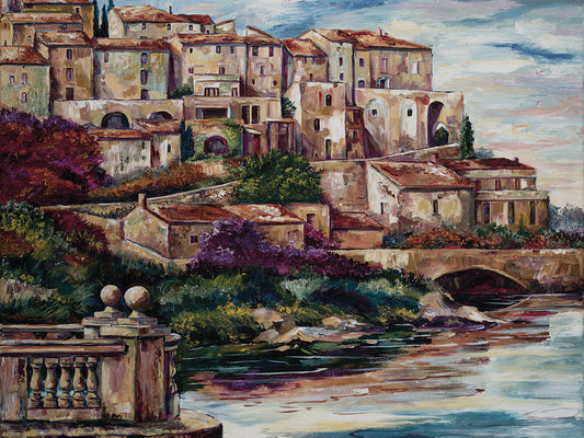 Banks Of The River Orb Canvas Art