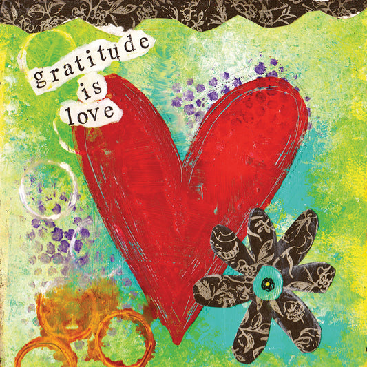Gratitude Is Love Canvas Print