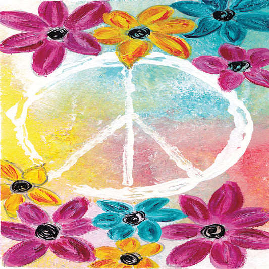 Floral Peace Canvas Print