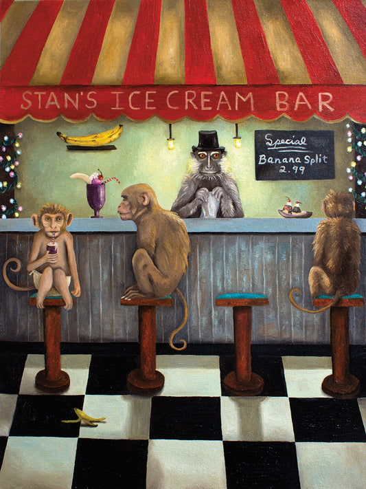 Monkey Business Canvas Art