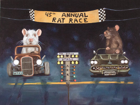 Rat Race 1 Canvas Art
