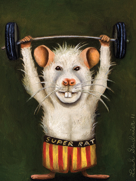 Super Rat Canvas Art