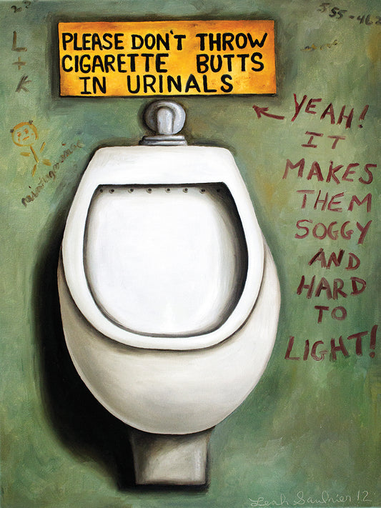 Urinal Canvas Art