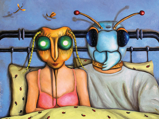 Love Bugs Canvas Art