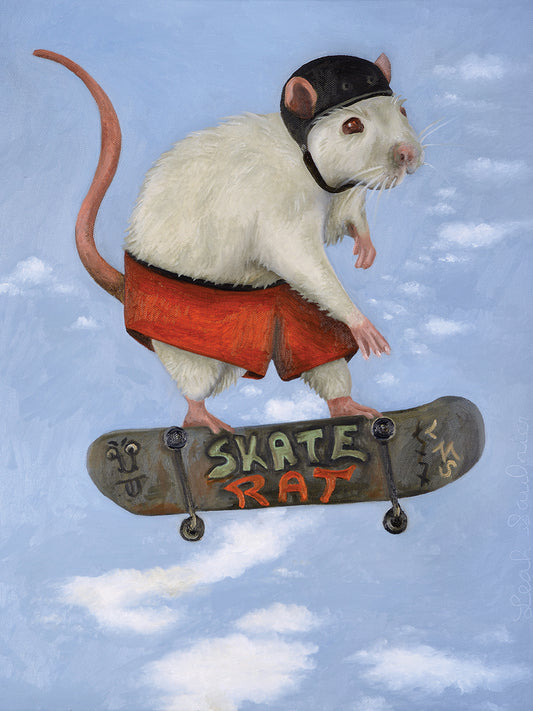 Skate Rat Canvas Art