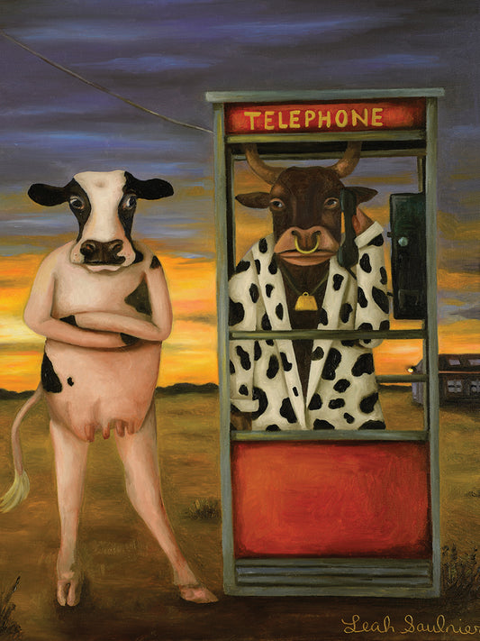 Cattle Call Canvas Art