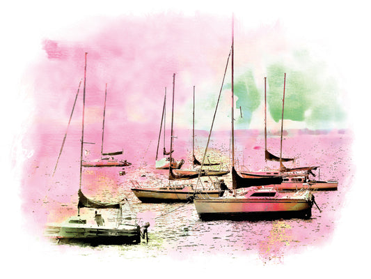 Watercolor Boats