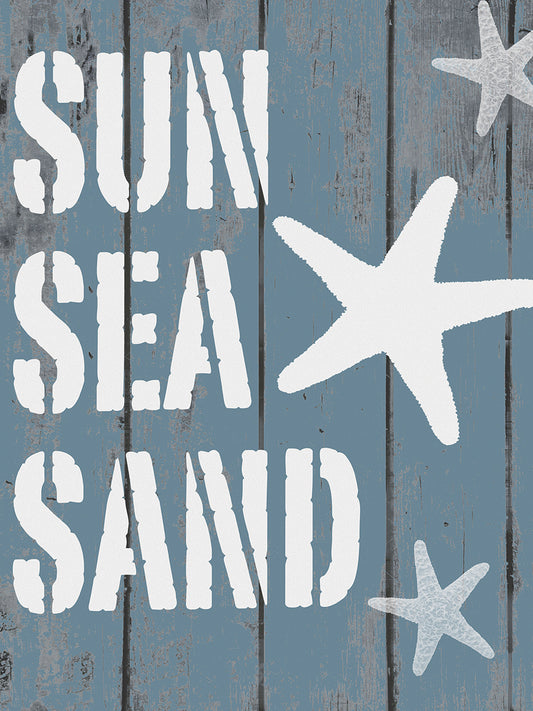 Sun Sea Sand Canvas Print