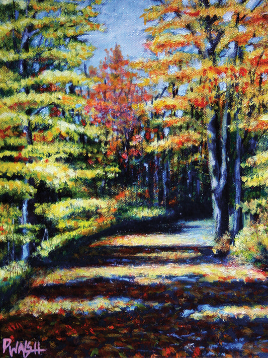 Fall Path Canvas Art