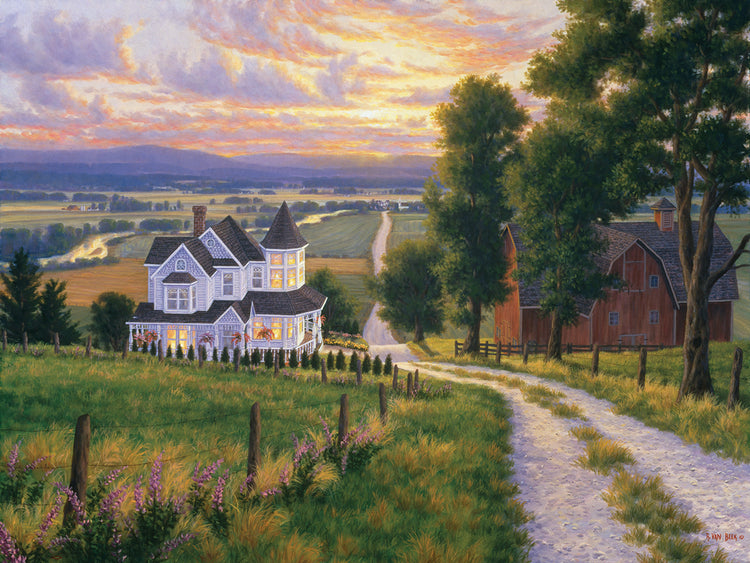 Arte de la lona de la elegancia pastoral