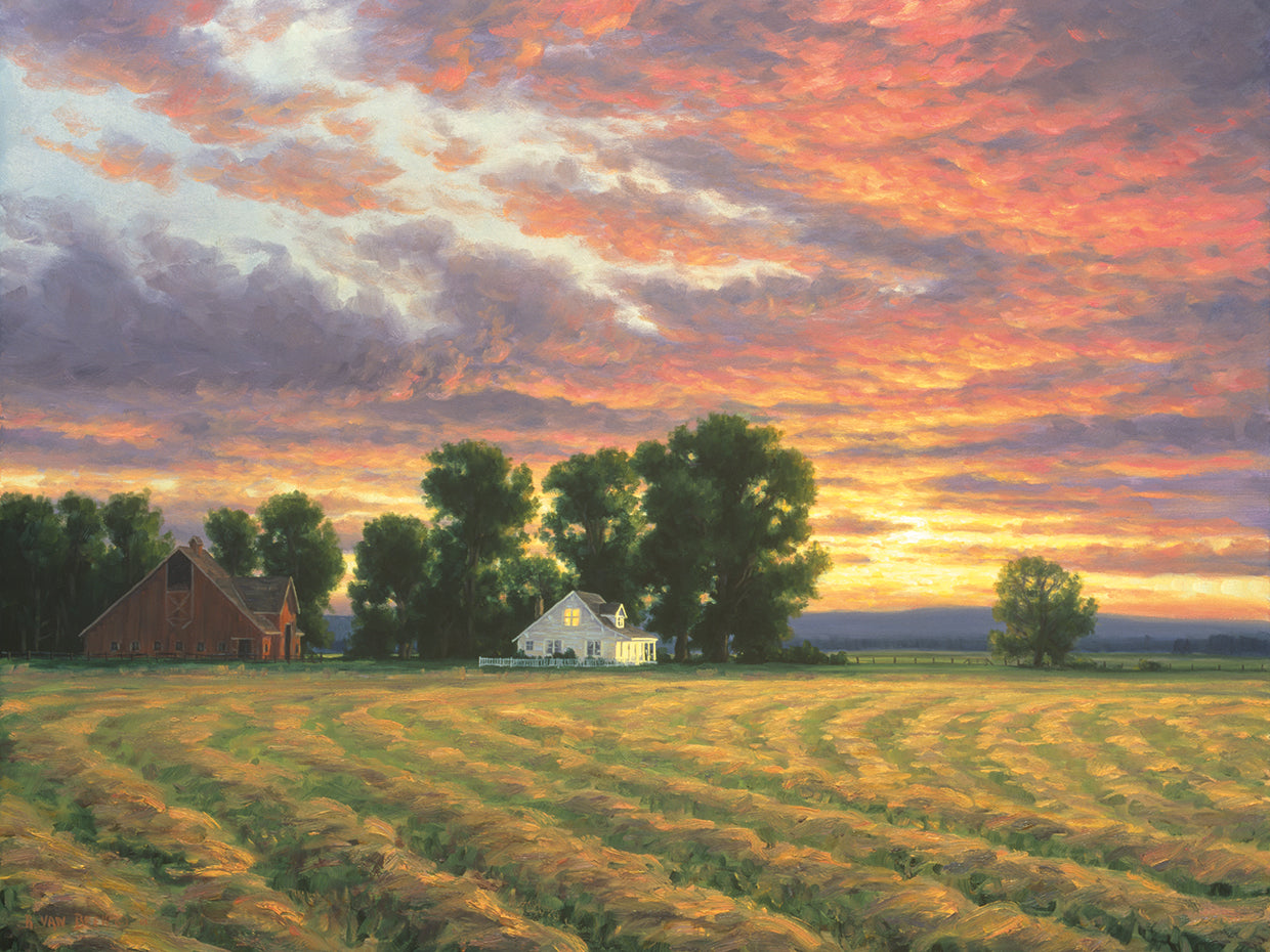 Red Autumn Sunset