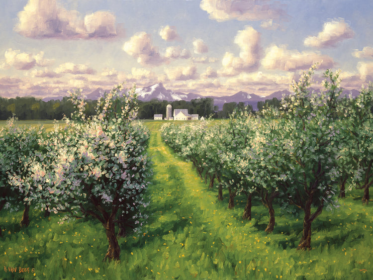 Arte de la lona del huerto de Stoney Ridge