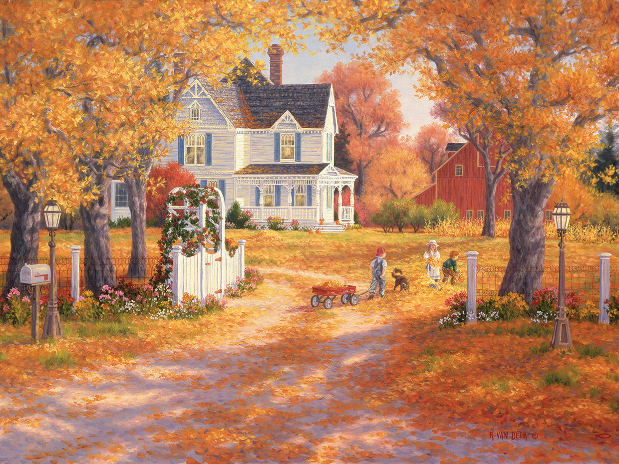 Autumn Leaves And Laughter