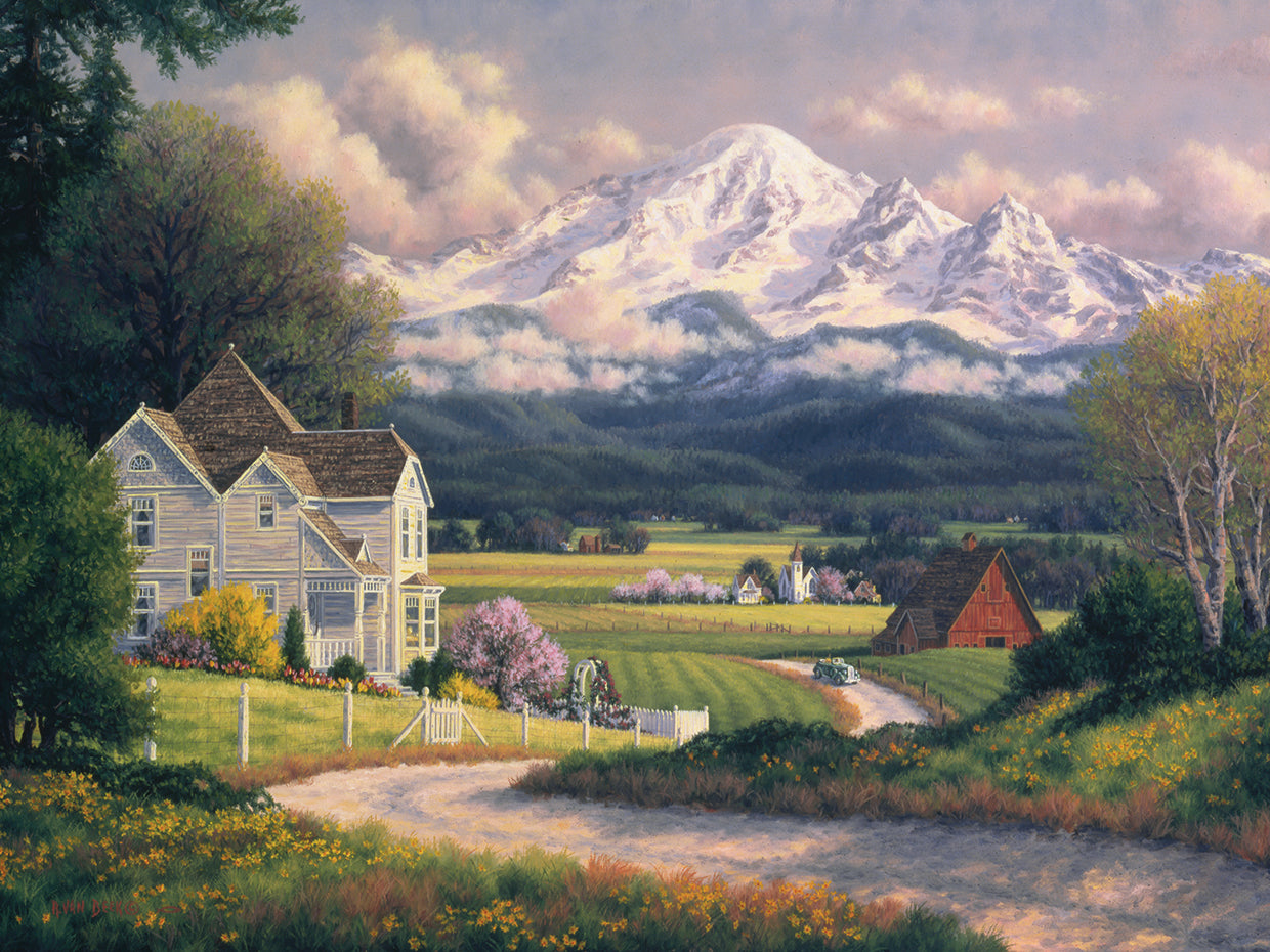 Mount Baker Grandeur Wall Art by Randy Van Beek | Fine Art Canvas