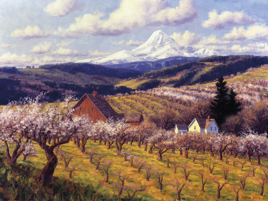 Hood River Orchard Canvas Art