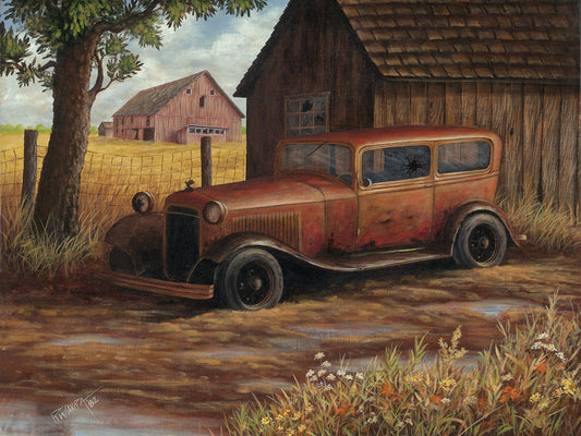 The Old Ford Canvas Art