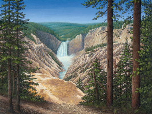 Lower Falls - Yellowstone Canvas Art