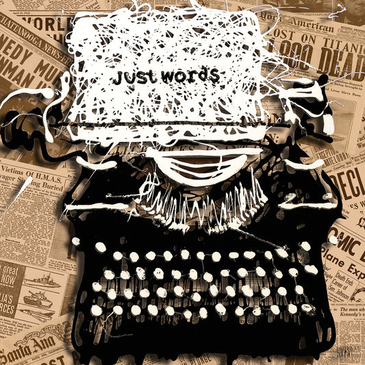 Just Words 1 Canvas Art