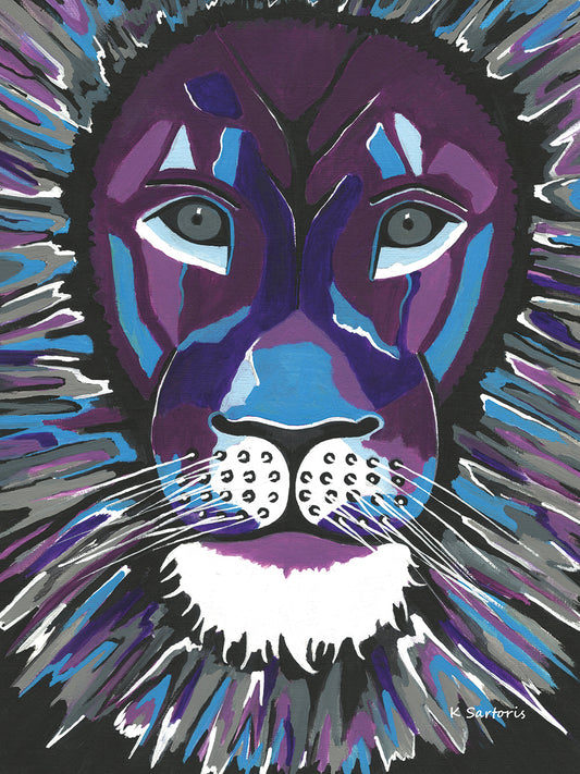 Fierce Lion Canvas Art