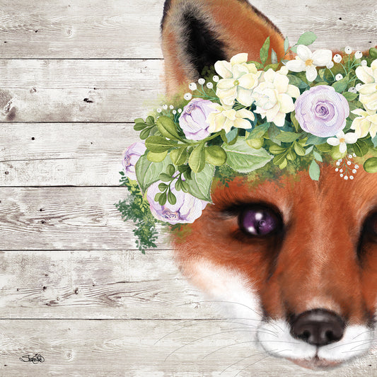 Peek a Boo Sweet Fox Canvas Print