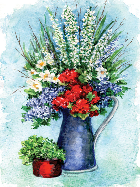 Patriotic Flowers Sketch