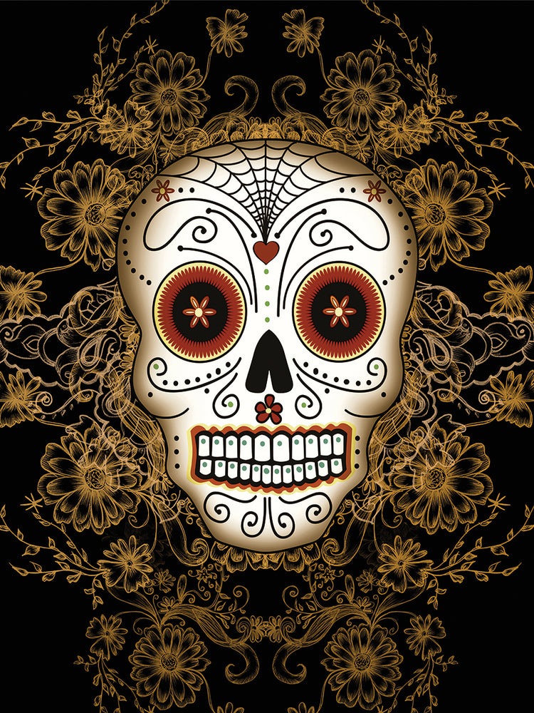 Vintage Sugar Skull